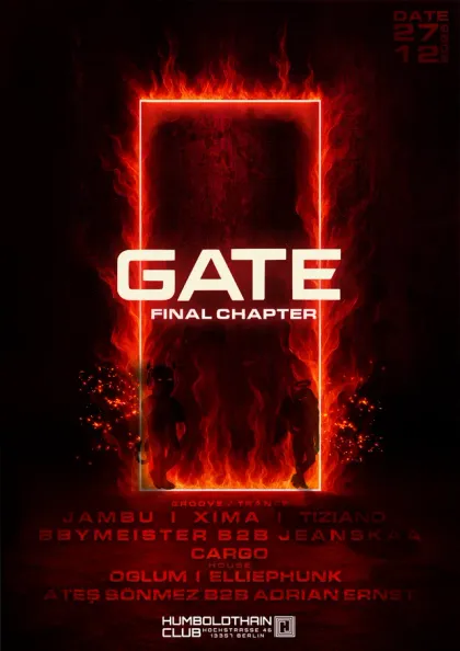 GATE – Final Chapter, their flyer